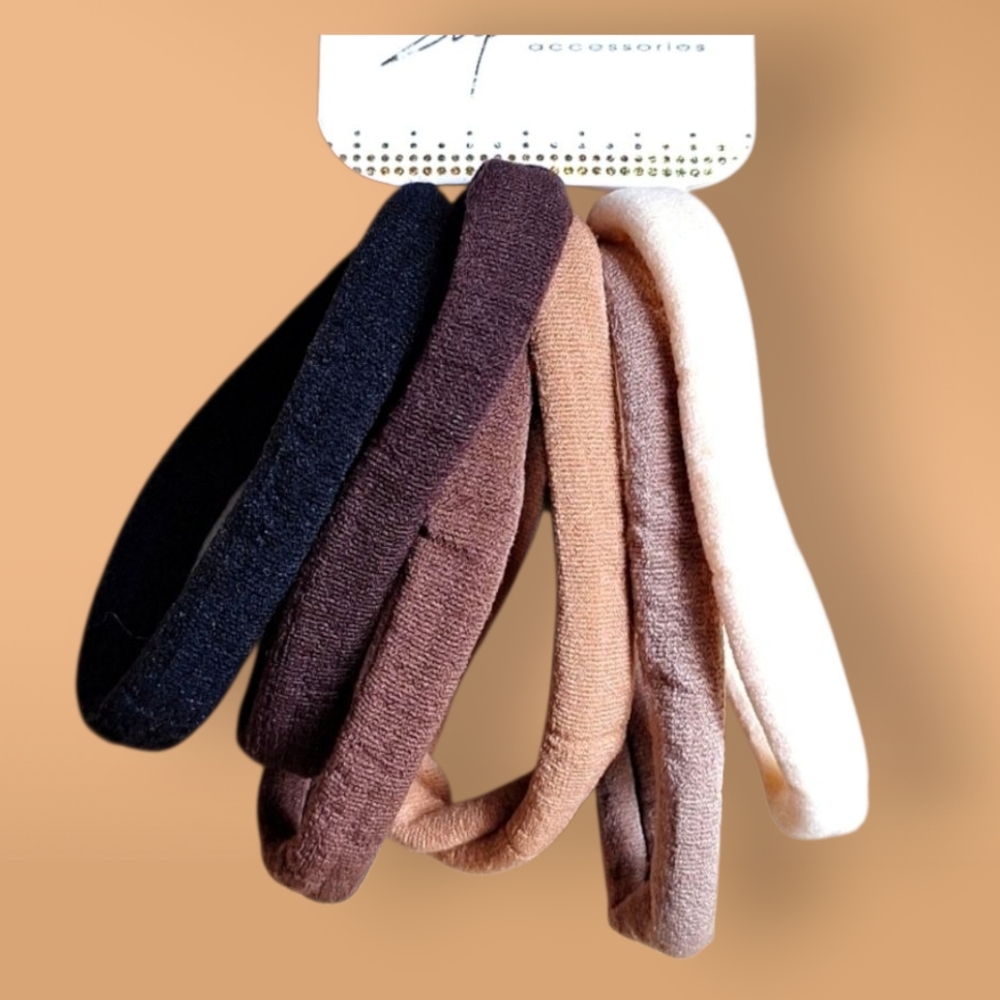 3 for $15 Hair Ties in Earth Tones Large